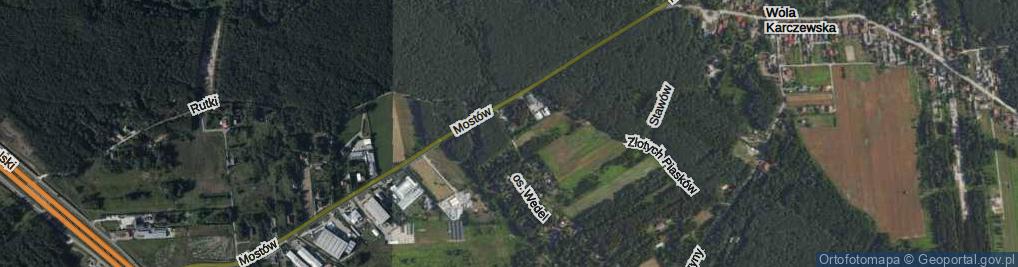 Zdjęcie satelitarne Wola Karczewska ul.